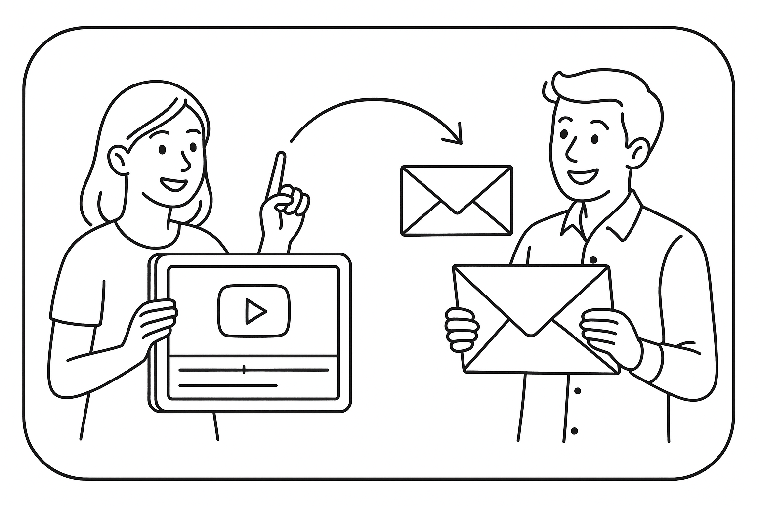 YouTube audience → newsletter strategy